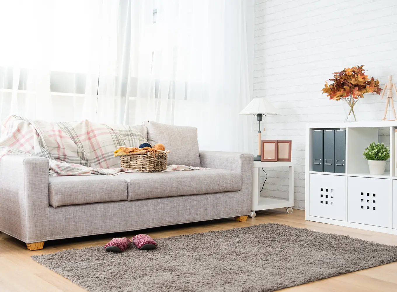 a clean room with fall décor showcasing seasonal cleaning concept in collinsville il